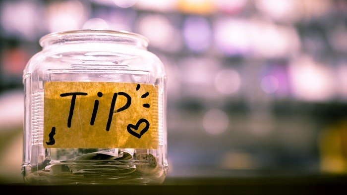 Tips Container