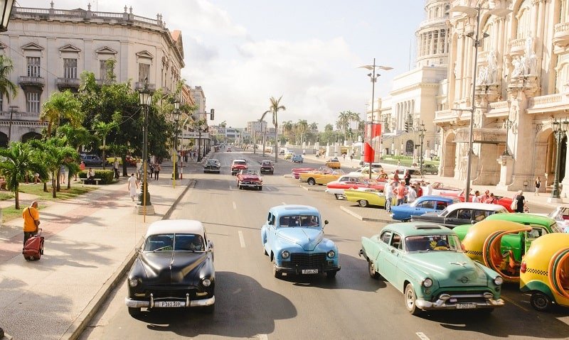 Coches antiguos en la Habana