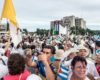 Crowd in Modern Havana by Plaza de la Revolucion - Featured